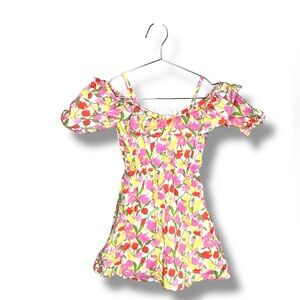Jeannie And Jack, Girls Of The Shoulder Floral Dress Size 6